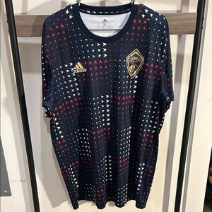 Adidas Colorado Rapids 4th of July Warmup Soccer Jersey